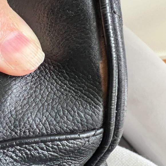 Authenticated CC Black Leather Bowling Bag - Picture 13 of 16